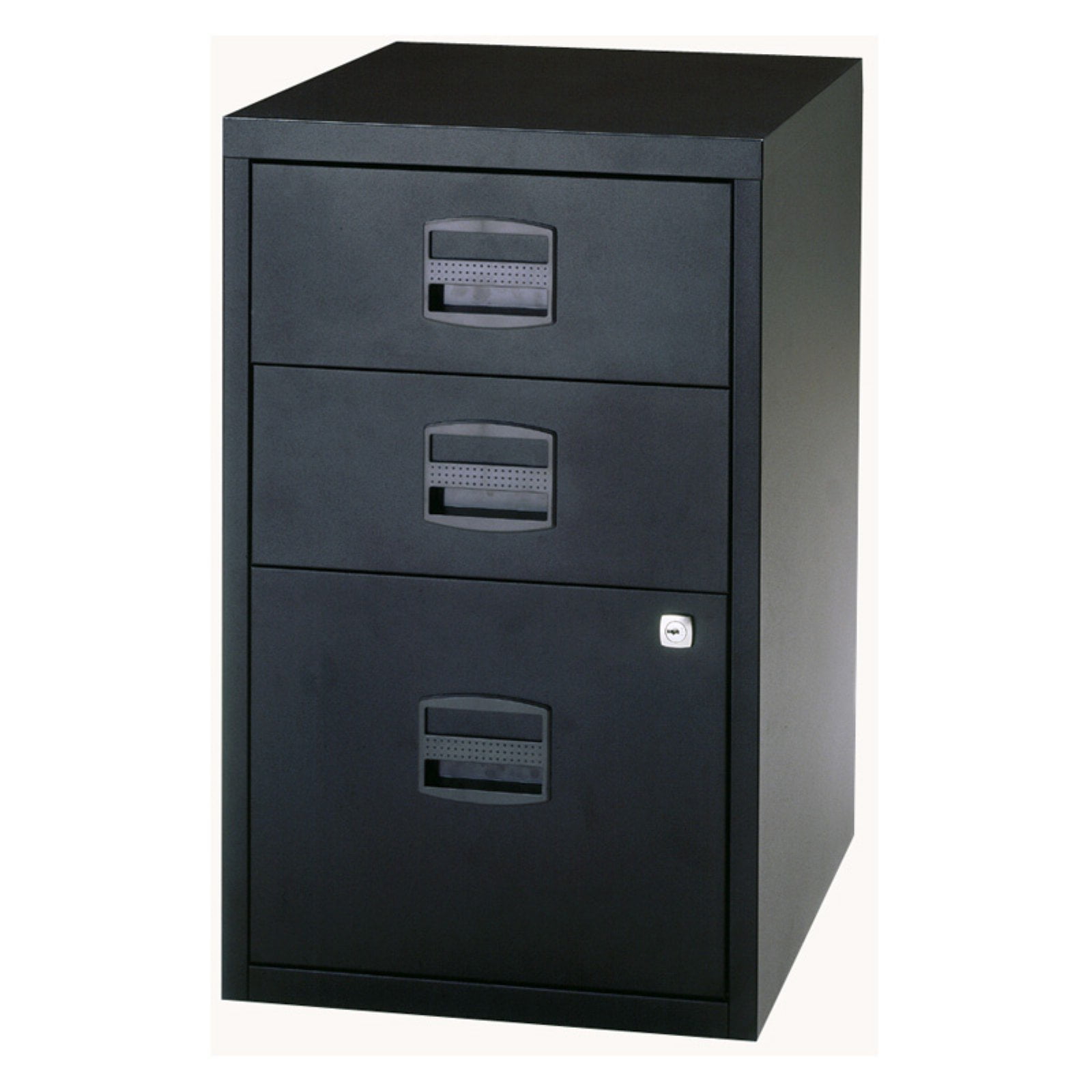 Bisley Three Drawer Home File Black