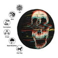 thumbnail image 4 of Goofa Glitch Screaming Skull Pattern Universal Tire Cover for Jeep, SUV, Truck, and Trailer – Waterproof, UV-Resistant,Easy to Install, Fits 14"-17" Tires-15 inch, 4 of 6