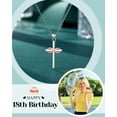 thumbnail image 2 of Happy 13th/14th/16th/18th/21st Birthday Gifts for Her, 13/14/16/18/21 Year Old Birthday Gift Ideas Necklace, 2 of 6
