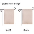 thumbnail image 5 of Blank Flags 12"x18" Double Sided Burlap Flag Small, DIY Garden Flag Lawn Flag for Outdoor Outside Decor, 5 of 6