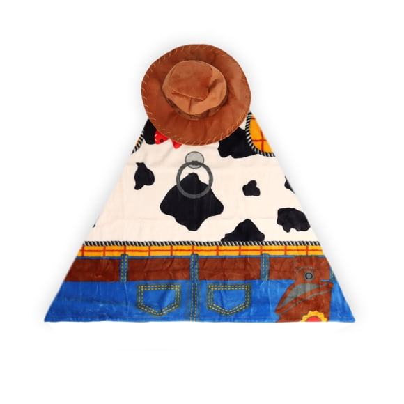 Pixar Toy Story Woody Couverture à Capuche au Toucher Soie Pour L'Enfants, 100% Polyester