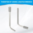 thumbnail image 4 of Tornillo de tope de punta de nylon Uxcell M3x12mm, 15 piezas de acero inoxidable 304, tornillo de cabeza hexagonal interno, 4 of 6