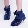 thumbnail image 2 of EHQJNJ Women Rain Boots Yellow Women Rain Shoes Waterproof Shoes Comfortable Light Ankle Rain Boots Frosted Outdoor Rain Boots Rain Boots for Women Wide Calf Women's Rain Boots, 2 of 6