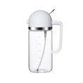 thumbnail image 2 of Billuyoard Dispensador de aceite de vidrio, rociador de niebla de vinagre, botella para comedor, cafetería, restaurante, barbacoa, cocina, contenedor de Cocina y Comedor Blanco Billuyoard HA067542-01B, 2 of 6