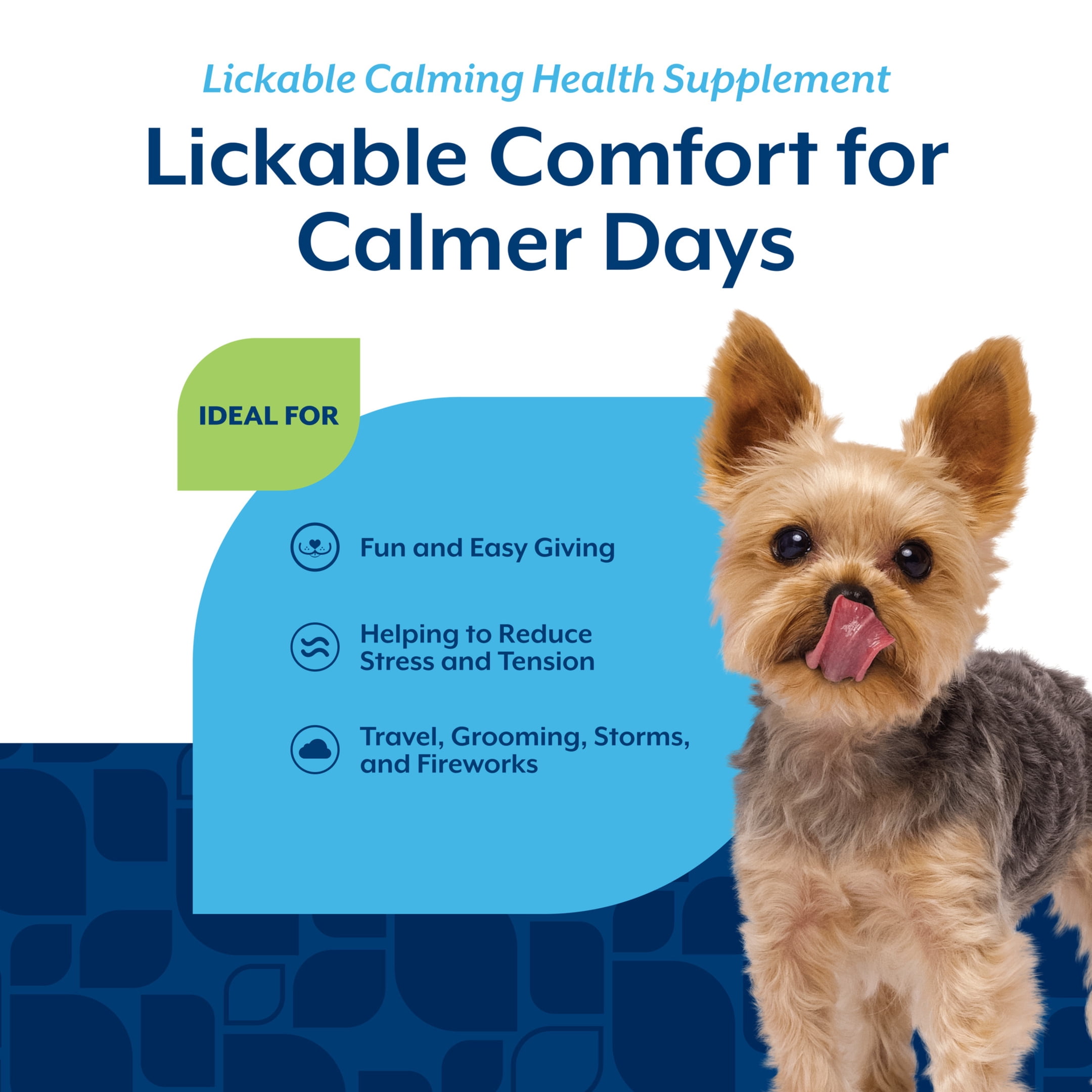 NaturVet Lickable Calming Health Supplement for Dogs, Peanut Butter Flavor, 6.4 fl oz