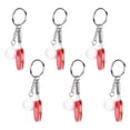thumbnail image 2 of Lishi Table Tennis Keychain Set - 6 Pieces of Alloy Rings for Bags and Keys (Unisex), 2 of 20