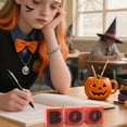 thumbnail image 2 of Halloween Wooden Desktop Ornament for Fall Season Home Party Display Shelf Tabletop Centerpiece Decorative Idea, 2 of 6