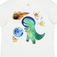 thumbnail image 4 of Inktastic Tyrannosaurus Rex Vs. Meteor Fun Space Dinosaur Boys or Girls Toddler T-Shirt, 4 of 5