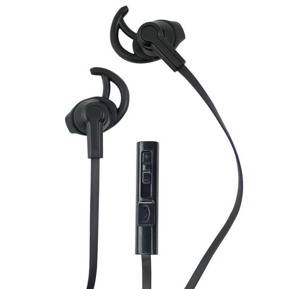 Super Bass 3.5mm Stereo Earbuds/ Headphone for OPPO R15,R15 Pro, R11s Plus,R11s, A83,A71 (2018),F5 Youth (Black) - w/ Mic & Volume Control + MND Stylus