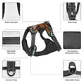 thumbnail image 6 of Fotbe Meditating French Bulldog Pattern Dog Harness, No-Pull Pet Harness with 2 Leash Clips, Adjustable Soft Padded Dog Vest with Easy Control Handle for Large Dogs-Large, 6 of 6