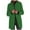 Green, variant on XFLWAM Women's Basic Stand Collar Slim Fit Jacket Coat Lapel Button Down Solid Color Wool Coat Trench Coat with Pockets Sky Blue L
