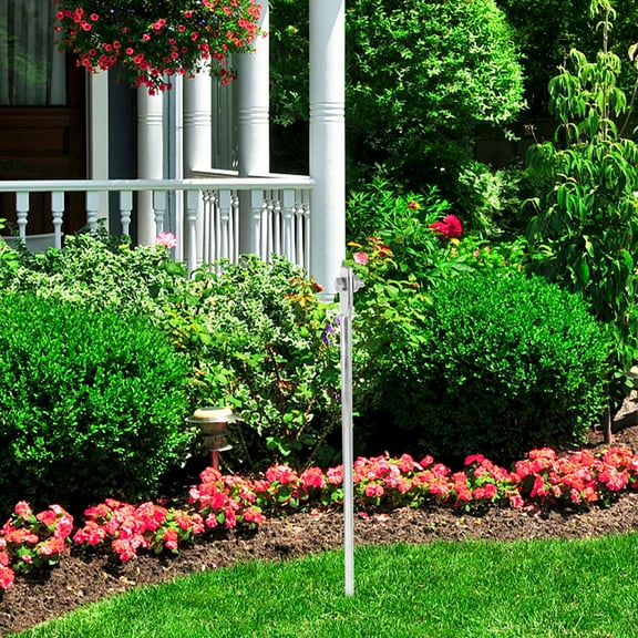 LOLIPPYY Set of 3 Galvanized Metal Grounding Rods for Home Electrical Safety and Grounding