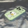 thumbnail image 1 of Funda de silicona para teléfono Snoopy Charlie Brown para iPhone 14 13 12 11 Pro Max Linda animación a prueba de golpes para iPhone 14 Plus, 1 of 5