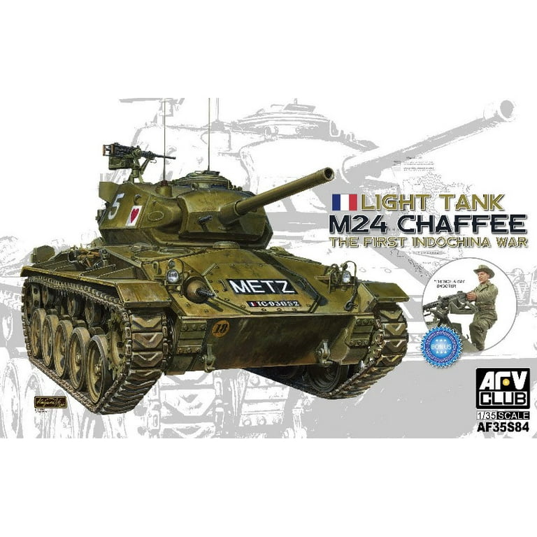 1/35 M24 Chaffee Light Tank 1st Indochina War - Walmart.com