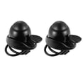 thumbnail image 1 of Miangastore 2Pcs Universal Aluminum Bells Black Simple Design Bikers Cycling, 1 of 8