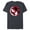 Navy Heather, variant on Marvel Venom: Let There Be Carnage Yin Yang Standard - Short Sleeve Blended T-Shirt for Adults – Customized-Purple