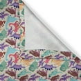 thumbnail image 6 of Ambesonne Dinosaur Valance & Curtain, Funny Monsters Cartoon, 55"x45", Multicolor, 6 of 6
