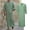Green, variant on Men Kaftan Thobe Casual Long Sleeve Beach Summer Button Down Collar Mens Muslim Clothing Robe Men