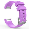 thumbnail image 3 of FIEWESEY Bands Compatible with Fitbit Charge 2, Adjustable Soft Silicone Replacement Sport Strap Wristbands Fit for Fitbit Charge 2 Fitness Tracker(Lilac), 3 of 5