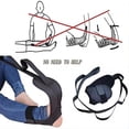 thumbnail image 3 of Trideer Stretching Strap with Loops, Izzila Highly Elastic Stretch Strap with Buckles and Detachable Foot, Gym Stretch Belt, Stretch Belt for Women and Men, Yoga Stretch Strap Stretcher, 3 of 9