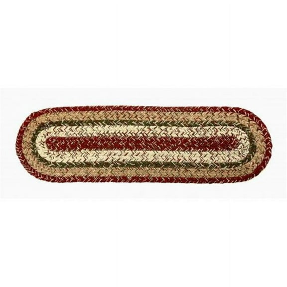 Braided Table Runner with Tassels, Rosemary