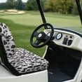 thumbnail image 4 of Psesaysky Golf Cart Seat Covers for Club Car Front and Rear Seat Cushion, Grey Leopard Universal Fit for Women Men Ezgo Golf Cart Accessories, Breathable & Easy to Clean, 4 of 8