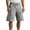 Grey, variant on Bcfgryg Men's Loose Fit Streetwear Shorts – Oversized Casual Quarter Length Sports Shorts With Functional Design Men's Linen Shorts For Summer Travel Black L