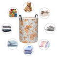 thumbnail image 6 of Bingfone Retro Floral Butterfly Waterproof Foldable Laundry Hamper Bucket With Handles For Storage Bin,Clothes Hamper (Medium), 6 of 8