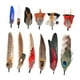 thumbnail image 2 of Plumas de sombrero Strade Fareast Limited surtidas para sombreros de fieltro vaquero y decoración de disfraces Estilo B, 2 of 8