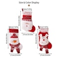 thumbnail image 3 of ZPAQI 2 Pack Christmas Socks for Holiday Decoration and Gifting Knitted Present Bags, 3 of 18