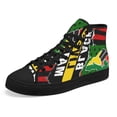 thumbnail image 6 of Black Lives Matter High Top Canvas Shoes Sneakers Black Size 6, 6 of 7