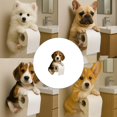 thumbnail image 2 of Ywmsfl Creative Puppy Design Resin Tissue Box Dispenser Decorative Countertop Shelf Organizers Paper Holders, 2 of 7