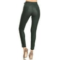 thumbnail image 4 of Jvini Women's High Waist Color Jeggings Pull On Stretch Skinny Pants Inseam 29" Sizes S-3XL, 4 of 5