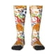 thumbnail image 1 of Fotbe Balls Calcetas Divertidas Estampadas para Hombre y Mujer, Calcetas de Algodón hasta la Rodilla para Caminar, Correr, Enfermería y Embarazo, 1 of 6
