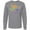 AC-Heather Grey, variant on Inktastic Music Notes Musical Long Sleeve T-Shirt
