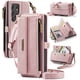 thumbnail image 1 of Funda tipo cartera para Samsung Galaxy S25 Ultra, de piel sintética con bloqueo RFID, con función atril, correa para la muñeca, cremallera y ranura para tarjetas de crédito, 1 of 10