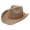 Beige, variant on Sparkly Sequin Cowboy Hat with Suede String Trim, Pink