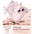 thumbnail image 4 of Funda de teléfono GVIEWIN para iPhone 15 6.1 con protector de pantalla, 4 of 7