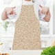 thumbnail image 5 of Delantal Delantal de algodón y lino para mujeres y hombres, ajustable, para cocina, barbacoa, con protección impermeable y contra el aceite (multicolor, 1 pieza). Rkxzt, 5 of 8