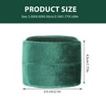 thumbnail image 2 of Worgeous present Packaging Jewelry Box Velour Green For Couples Engagement 1Set 2.2x1.8x1.7in, 2 of 8