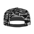 thumbnail image 4 of Gaeub Pasta Bacon Flat Bill Snapback Hats Baseball Caps with Adjustable for Running Workouts and Outdoor Activities, 4 of 9