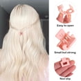 thumbnail image 5 of Small Claw Clips for Women Girls, 1 Inch Claw Clips for Thin Hair Mini Claw Clips Tiny Matte Square Cute Hair Clips Strong Hold Short Hair Clips Hair Accessories for Girls Women, 5 of 5
