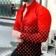 thumbnail image 3 of Camisa informal de manga larga para hombre, de primavera 2024, con estampado digital 3D de lunares y solapa de un solo pecho, camisa de fiesta 5XL, 14 colores, 3 of 5