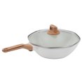 thumbnail image 1 of Wok Pan, Large Capacity Frying Pan Non Stick Octagonal  For Kitchen, 1 of 8