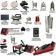 thumbnail image 2 of Combo 16 En 1 EV Technologies plancha sublimacion color roja y 150 articulos, 2 of 8
