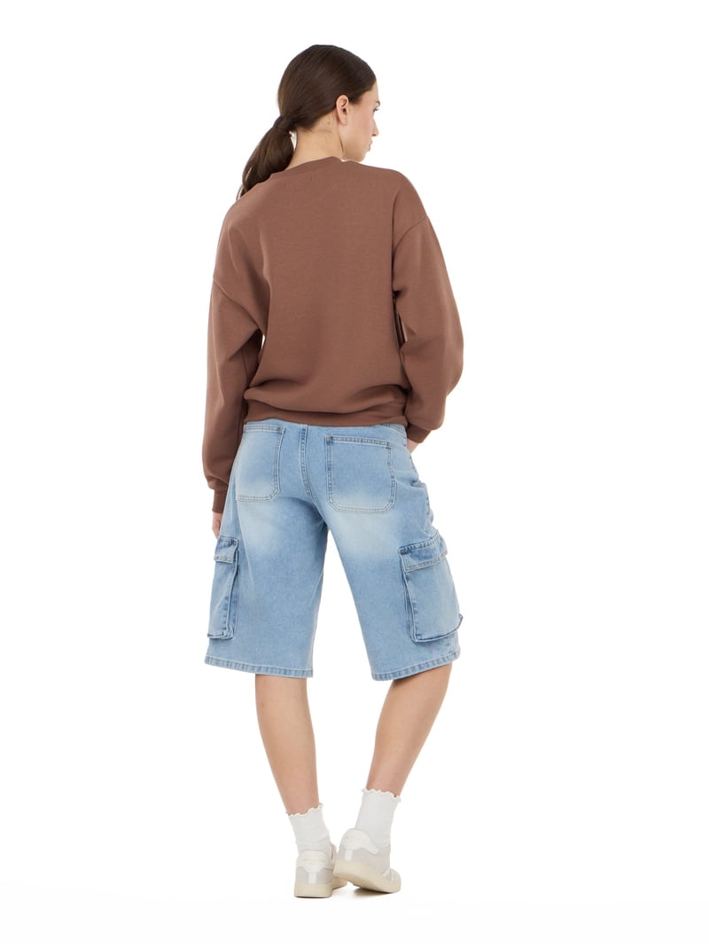 Forever 21 Women's and Women's Plus Destination Fleece Crewneck