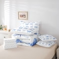 thumbnail image 6 of Feelyou Dreamy Blue Bow-tie Twin Bedding Sets 7-Piece, Boys Girls Bedding Comforter Set, 6 of 8