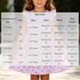 thumbnail image 3 of Mifsaly Little Girl Dresses Crewneck Flutter Sleeve Summer Dress Floral Print Patchwork Flowy Everyday Wear Sweet Sundress, 3 of 8