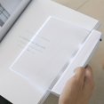 thumbnail image 2 of 1pc LED Reading Light, Flat Book Light Page Book Light For Reading In Bed At Night, Eyes Protect, Clear LED Book Full Page Light Illuminator Panel, Light Wedge Book Light Panel For Night Reading, 2 of 4
