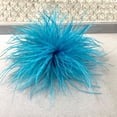 thumbnail image 6 of SmartBy Unisex Brooch Faux Ostrich Feather Soft Anti-slip Lightweight Garment Hat Bag Decoration Wedding Party Prom Clothes Pin, 6 of 6